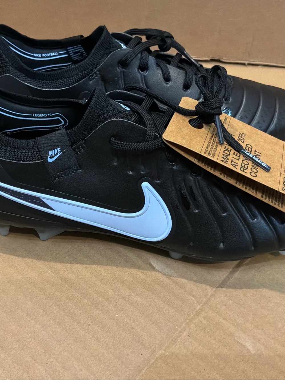 New Nike Tiempo Legend 10 Elite 'Black Blue' DV4328-003 Soccer Men’s Size 9